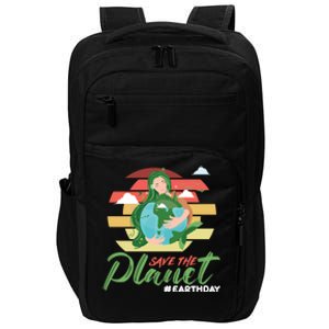 Save The Planet Earth Day Love Gift Impact Tech Backpack