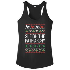 Sleigh The Patriarchy Feminist Christmas Lover Great Gift Ladies PosiCharge Competitor Racerback Tank