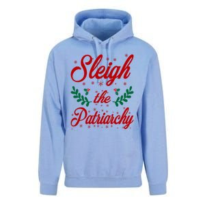 Sleigh The Patriarchy Feminist Ugly Christmas Meme Holiday Cute Gift Unisex Surf Hoodie