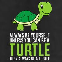 Sea Turtle Pet Always Be Yourself Unless You Can Be A Turtle Large Microfiber Waffle Golf Towel