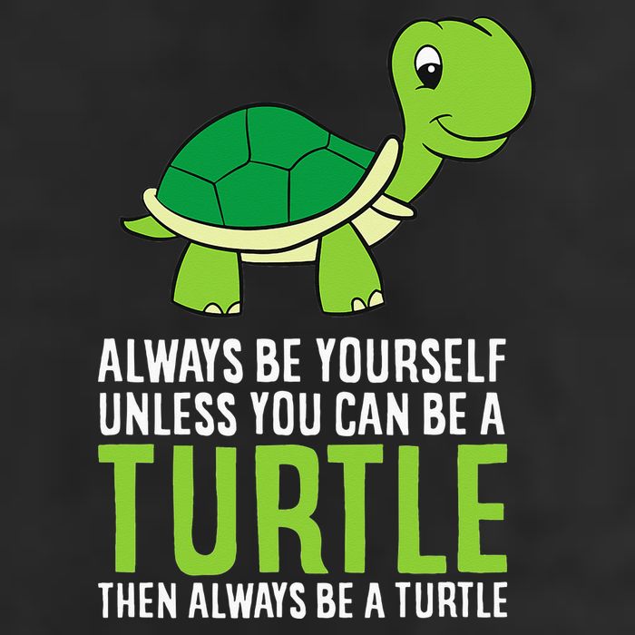 Sea Turtle Pet Always Be Yourself Unless You Can Be A Turtle Large Microfiber Waffle Golf Towel