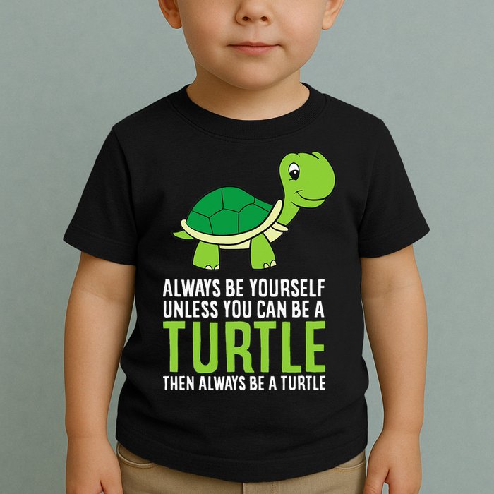 Sea Turtle Pet Always Be Yourself Unless You Can Be A Turtle Toddler T-Shirt