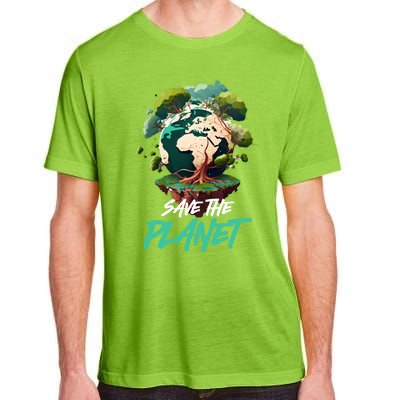 Save The Planet Mother Earth Environtal Care Awareness Gift Adult ChromaSoft Performance T-Shirt