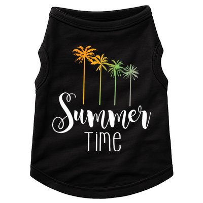 Summer Time Palm Tree Doggie Tank