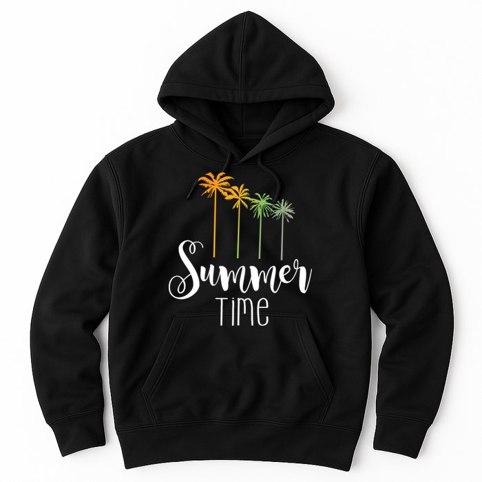 Summer Time Palm Tree Hoodie