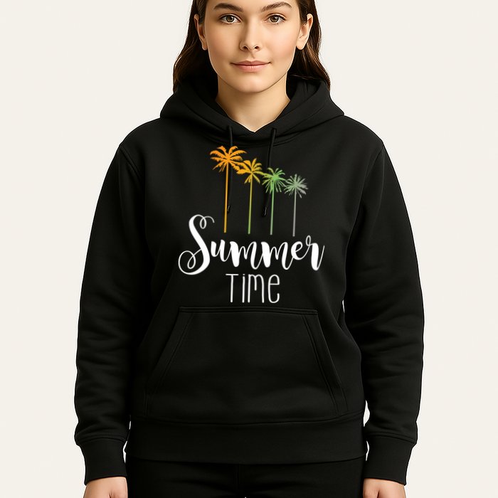 Summer Time Palm Tree Hoodie