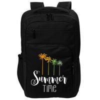 Summer Time Palm Tree Impact Tech Backpack