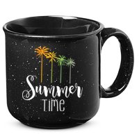 Summer Time Palm Tree 15oz Campfire Ceramic Mug