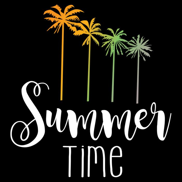 Summer Time Palm Tree 16 in Basic Backpack