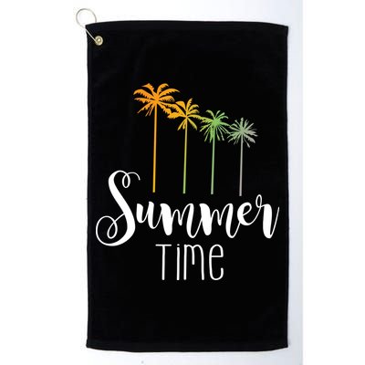 Summer Time Palm Tree Golf Towel