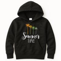 Summer Time Palm Tree Kids Hoodie