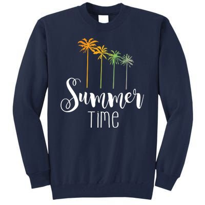 Summer Time Palm Tree Tall Sweatshirt