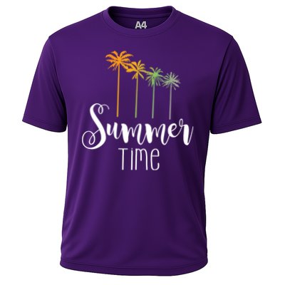 Summer Time Palm Tree Performance Shirt