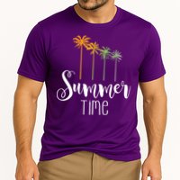 Summer Time Palm Tree Performance Shirt
