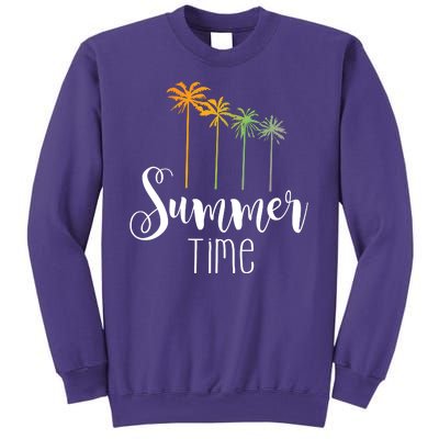 Summer Time Palm Tree Sweatshirt