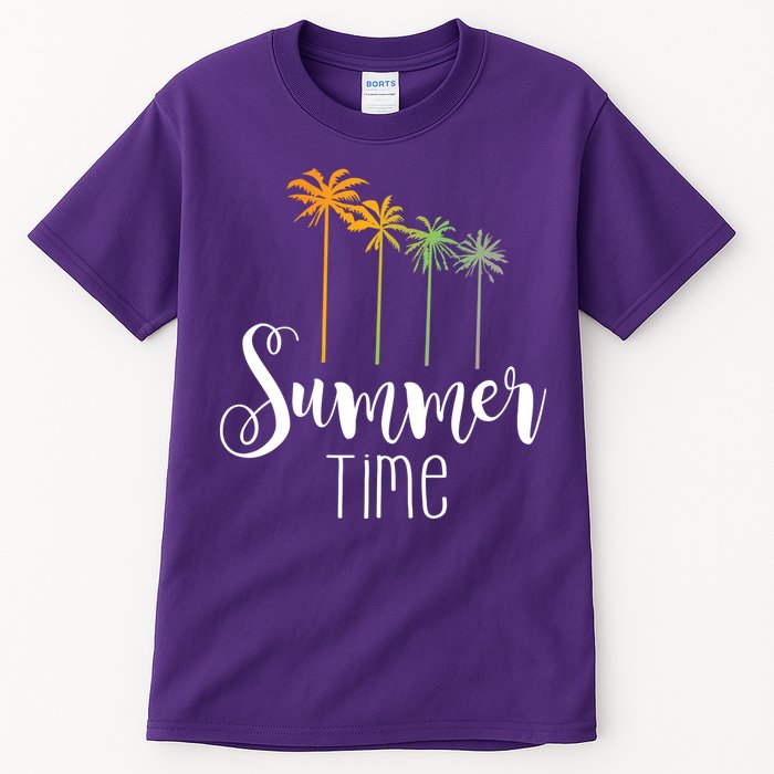 Summer Time Palm Tree Tall T-Shirt