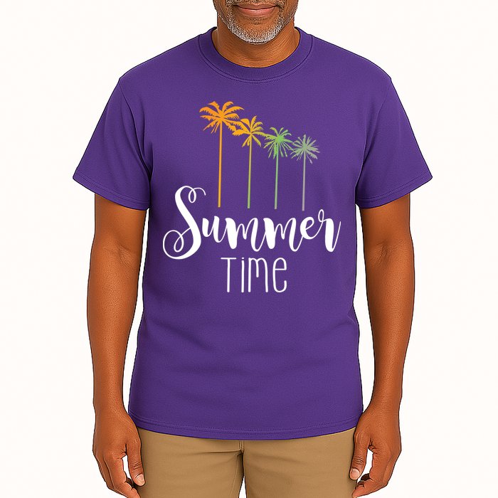 Summer Time Palm Tree Tall T-Shirt