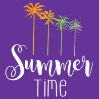 Summer Time Palm Tree Tall T-Shirt