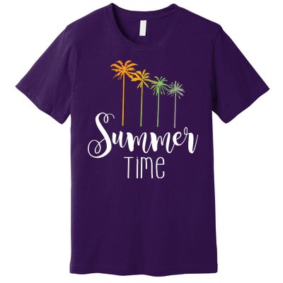 Summer Time Palm Tree Premium T-Shirt