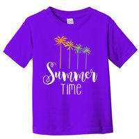 Summer Time Palm Tree Toddler T-Shirt