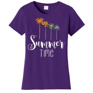 Summer Time Palm Tree Women's T-Shirt