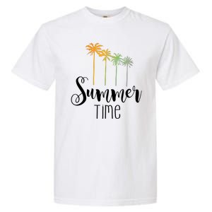 Summer Time Palm Tree Garment-Dyed Heavyweight T-Shirt