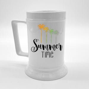 Summer Time Palm Tree Beer Stein