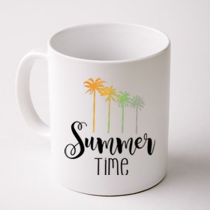 Summer Time Palm Tree Coffee Mug