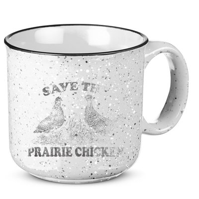 Save The Prairie Chicken Apparel Vintage Conservation 15oz Campfire Ceramic Mug