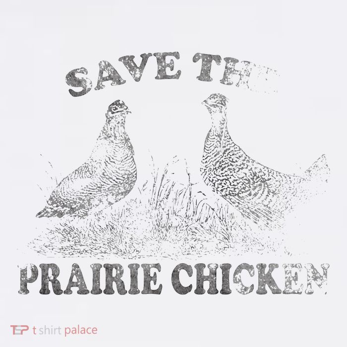 Save The Prairie Chicken Apparel Vintage Conservation Flatbill Hat
