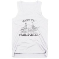 Save The Prairie Chicken Apparel Vintage Conservation Tank Top