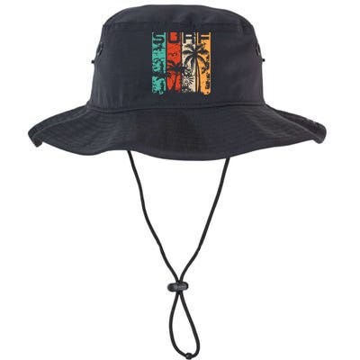 Surf Tropical Palm Tree Retro Vintage Legacy Cool Fit Booney Bucket Hat