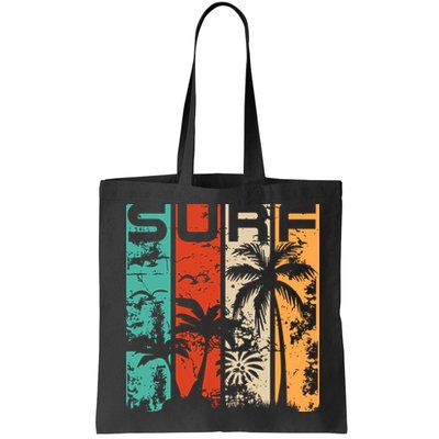 Surf Tropical Palm Tree Retro Vintage Bag