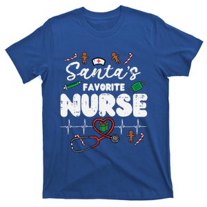 Santa's Top Pick Festive Nurse Holiday Gift T-Shirt