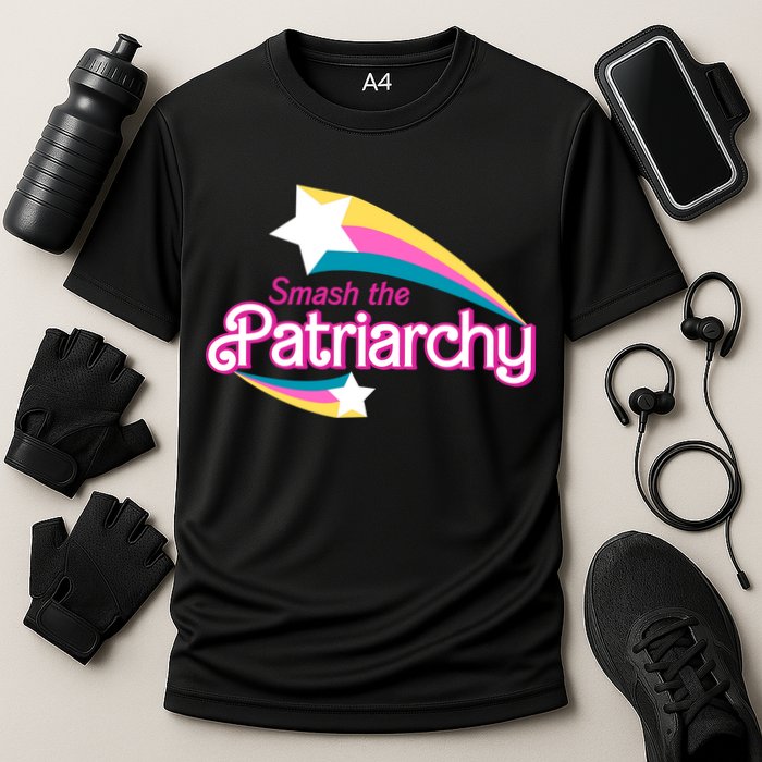 Smash The Patriarchy Feminism Cooling Performance Crew T-Shirt