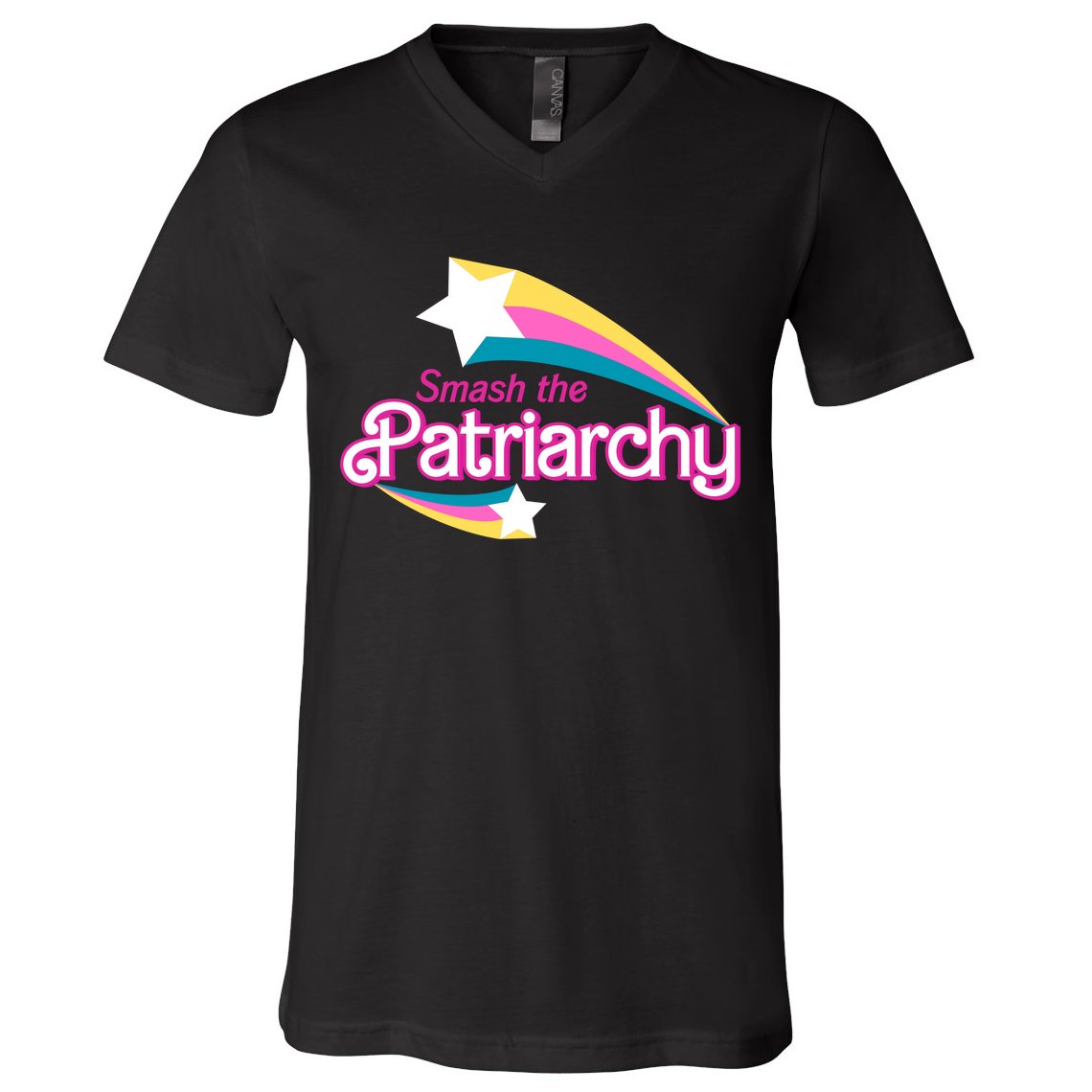 Smash The Patriarchy Feminism V-Neck T-Shirt