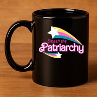 Smash The Patriarchy Feminism 11oz C Handle Ceramic Mug