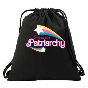 Smash The Patriarchy Feminism Drawstring Bag