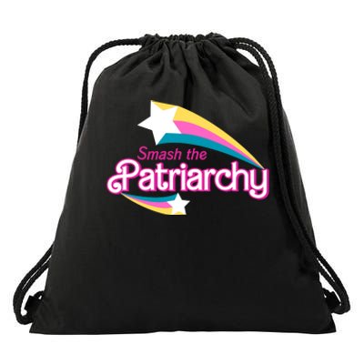 Smash The Patriarchy Feminism Drawstring Bag