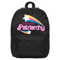 Smash The Patriarchy Feminism 16 in Basic Backpack