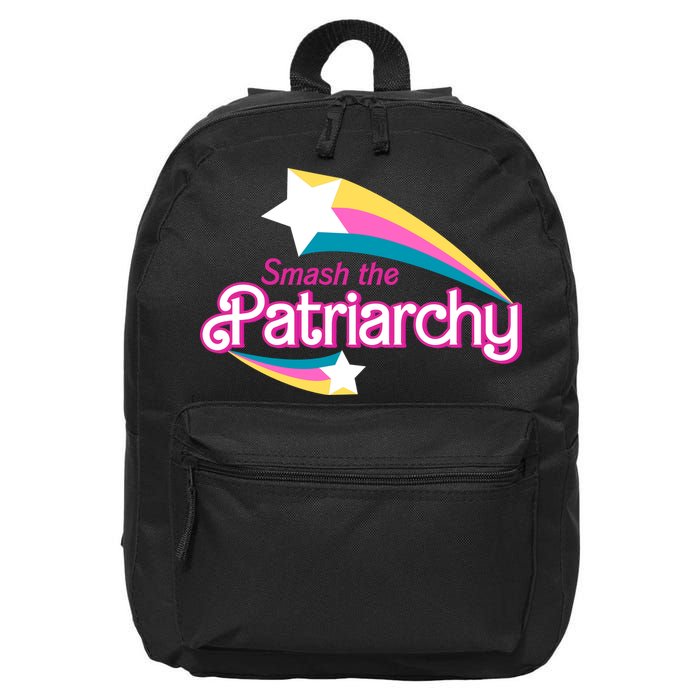 Smash The Patriarchy Feminism 16 in Basic Backpack