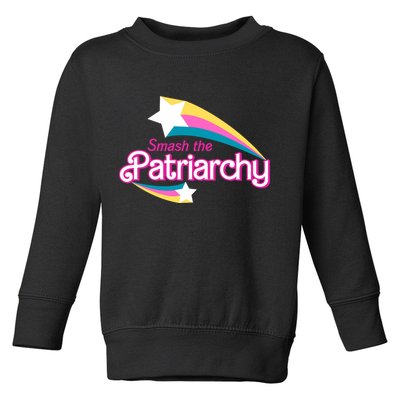 Smash The Patriarchy Feminism Toddler Sweatshirt
