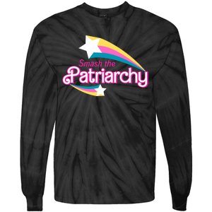 Smash The Patriarchy Feminism Tie-Dye Long Sleeve Shirt