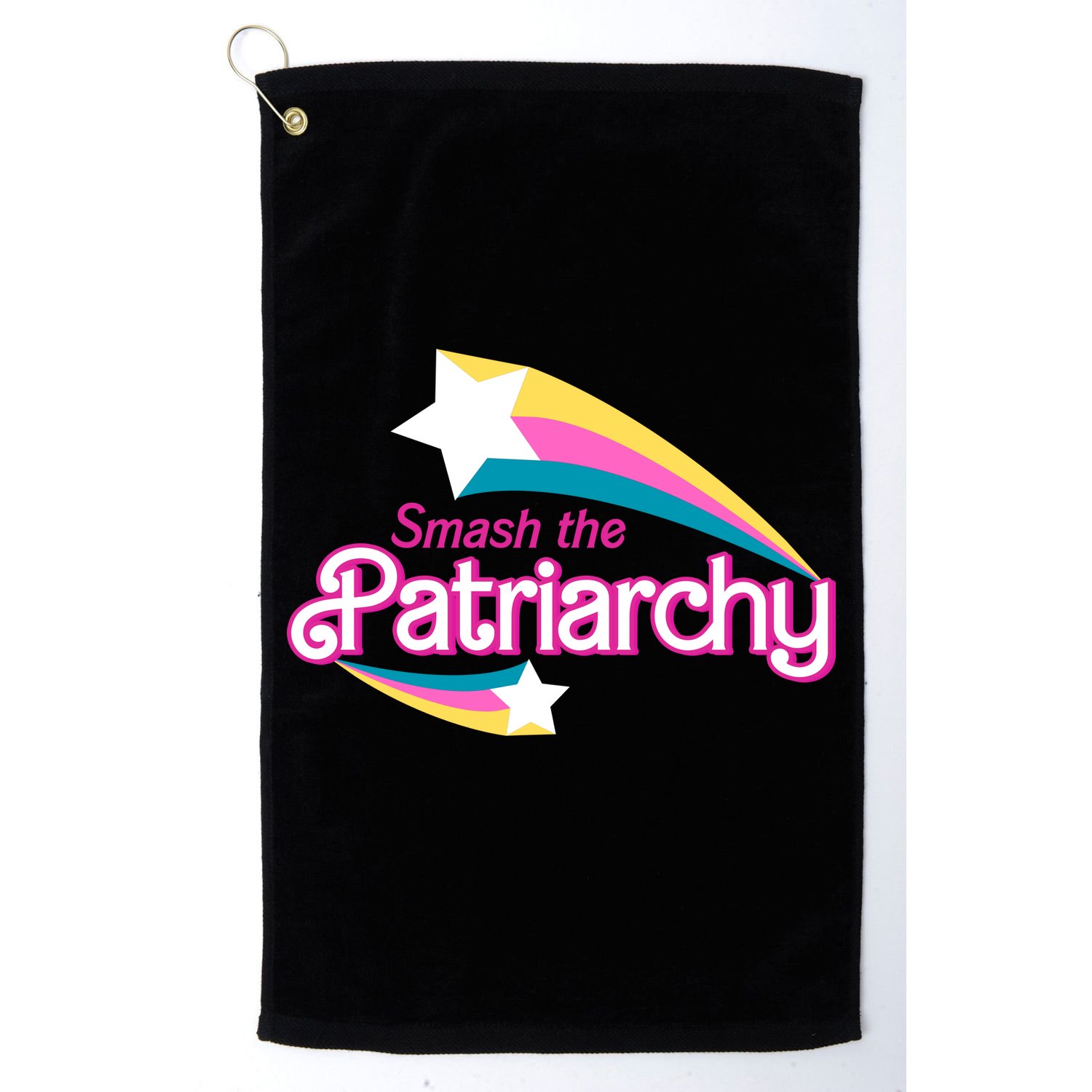 Smash The Patriarchy Feminism Golf Towel
