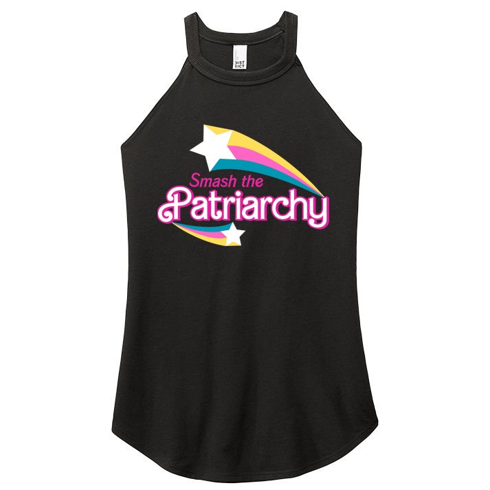 Smash The Patriarchy Feminism Women's Perfect Tri Rocker Tank