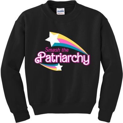 Smash The Patriarchy Feminism Kids Sweatshirt