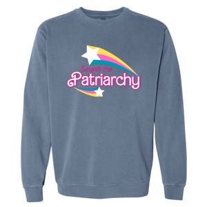 Smash The Patriarchy Feminism Garment-Dyed Sweatshirt