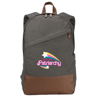 Smash The Patriarchy Feminism Cotton Canvas Backpack