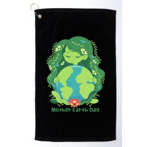 Save The Planet World Mother Earth Day Gift Platinum Collection Golf Towel