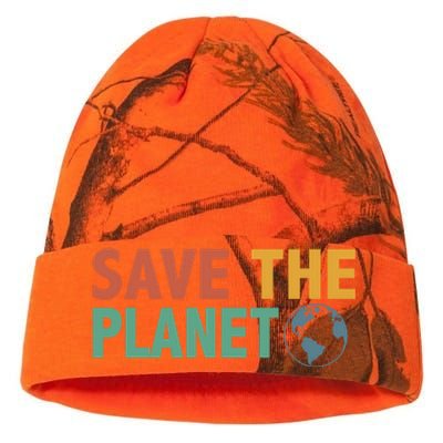 Save The Planet Happy Earth Day Gift Kati Licensed 12" Camo Beanie